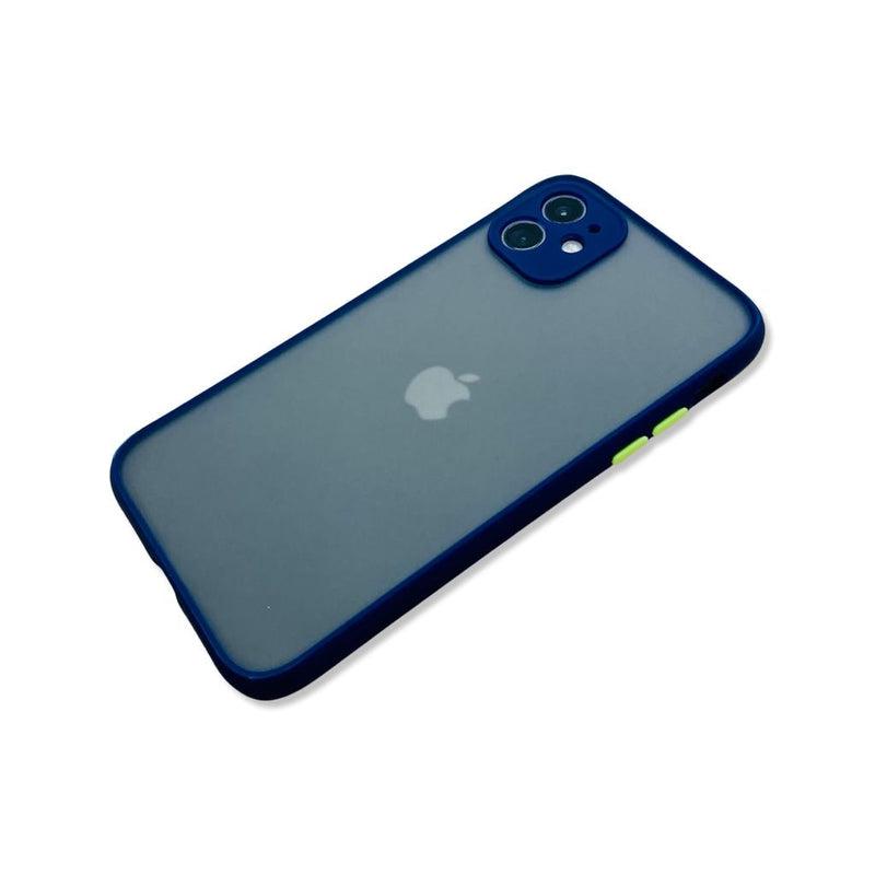 Translucent Frosted Case for iPhone 11 - Blue