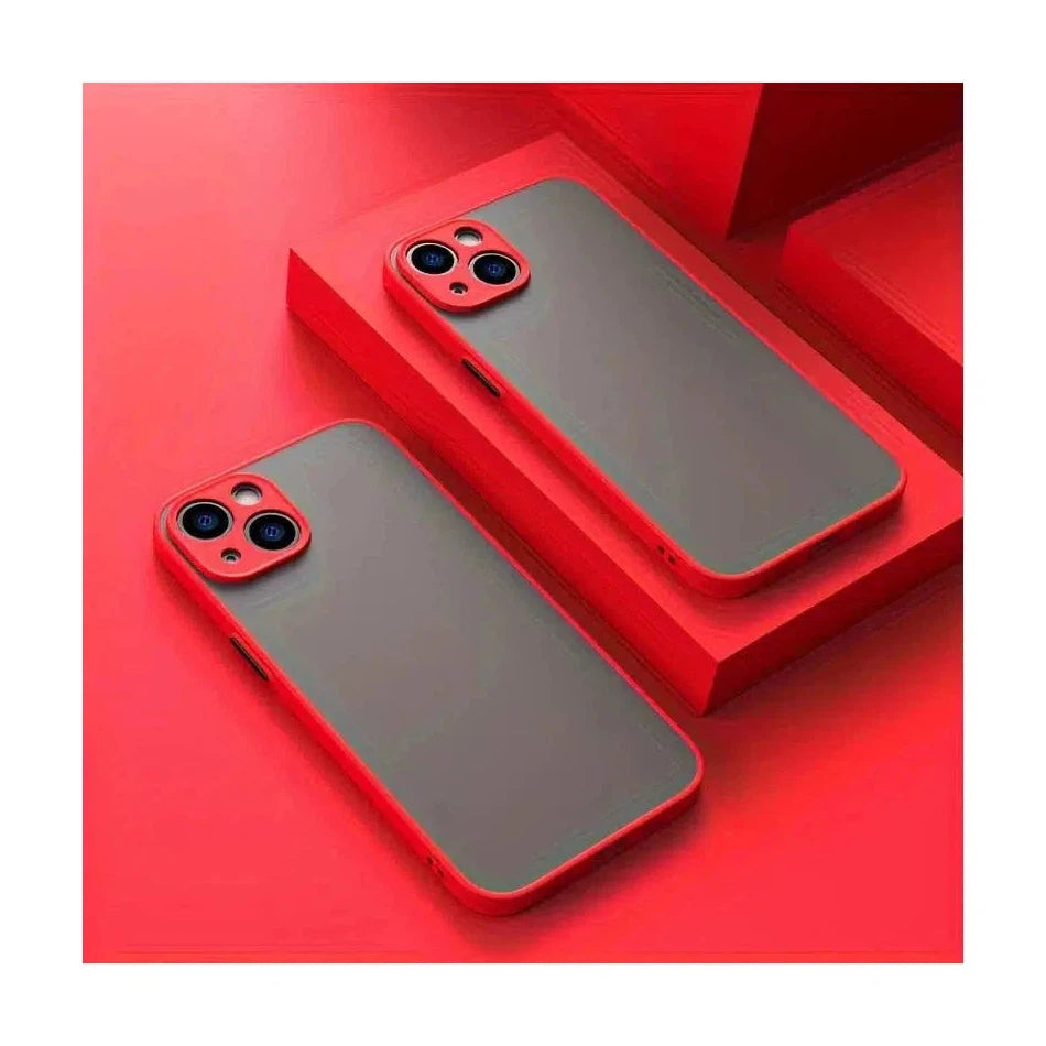 Translucent Frosted Case for iPhone 11 Pro Max - Red