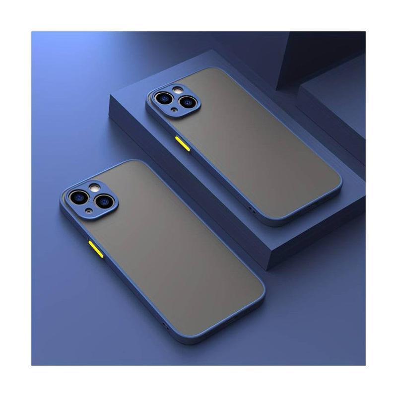 Translucent Frosted Case for iPhone 14 Pro - Blue