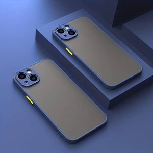 Translucent Frosted Case for iPhone X / XS - Blue