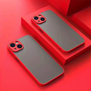 Translucent Frosted Case for iPhone X/XS - Red