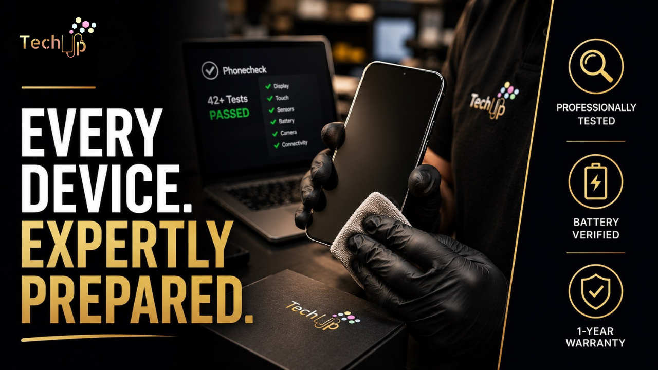 Load video: Every device is inspected, tested and accurately graded before it reaches you.