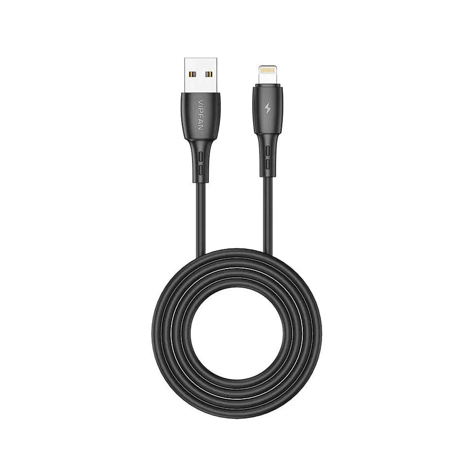 VFan X05 Lightning Data Cable 2 Mts - Black