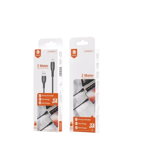 Vipfan 3A Fast & Safe Charge Lightning Cable 2M (X5) - Black