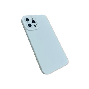 White Silicone Back Cover Case for iPhone 12 Pro Max