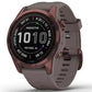 Garmin fēnix 7S Sapphire Solar Edition 42mm GPS Smartwatch 32GB (010-02539-30) Dark Bronze Titanium with Shale Grey Band - Excellent Pre-Owned