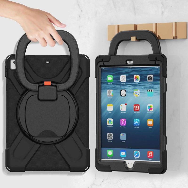 iPad 9.7" Rugged Case Folded Handle Loopguard – Black