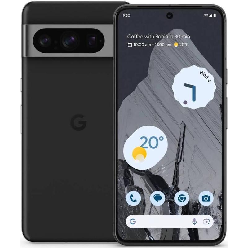 Google Pixel 8 Pro 5G 12GB RAM 128GB Obsidian (G1MNW) - Excellent Pre-owned