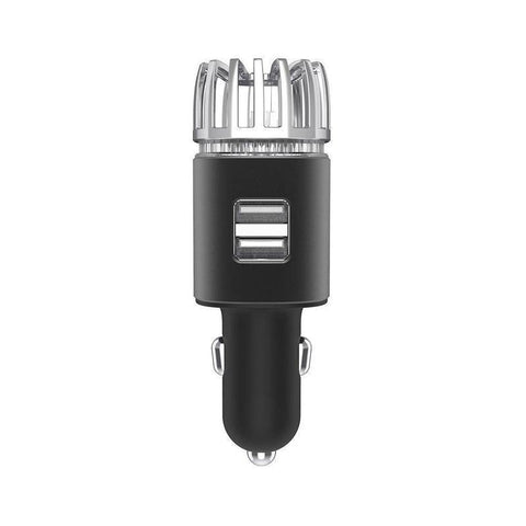 2 In 1 Smart Portable USB Vehicle Car Charger and Airpurifier