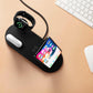 6 in 1 Wireless Charger BLACK Multi Devices 15W Fast Charging Dock Station