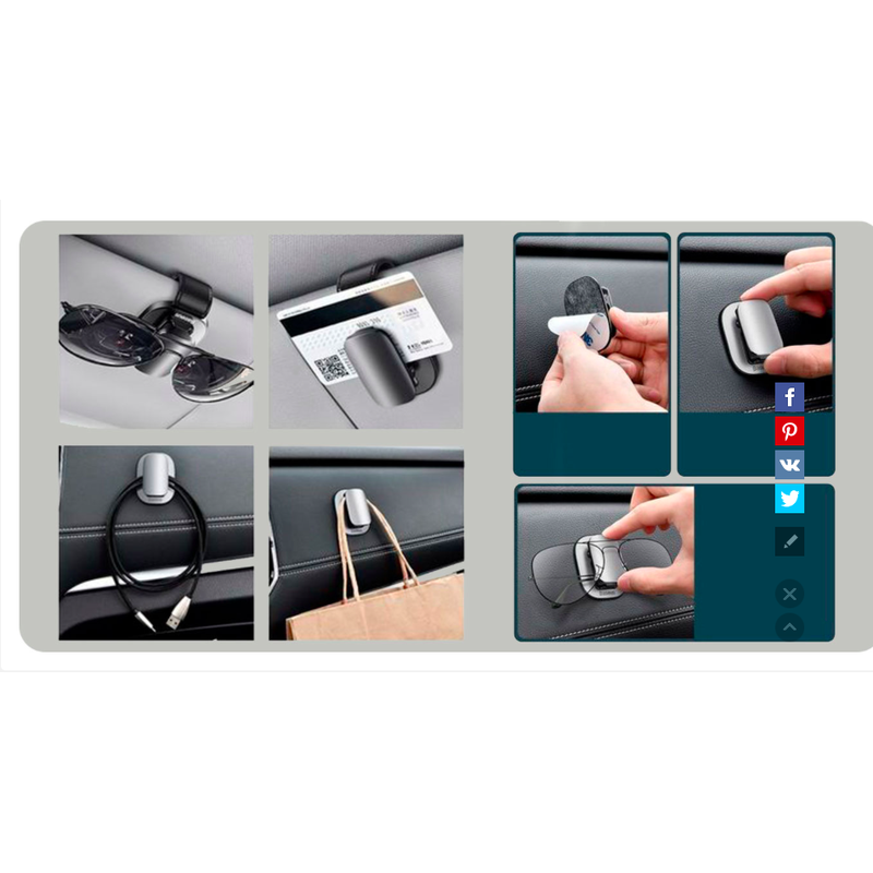 Baseus Platinum Vehicle Eyewear Clip