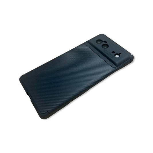 Beetle Carbon Fibre Soft TPU Case for Google Pixel 6 - Black