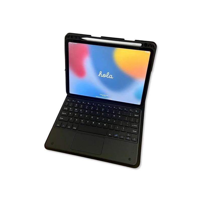 Bluetooth wireless Keyboard with Protective case for Apple iPad Air 4/10.9'' - Black