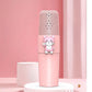 Bluetooth wireless karaoke Pink kids Microphone with inbuilt speaker