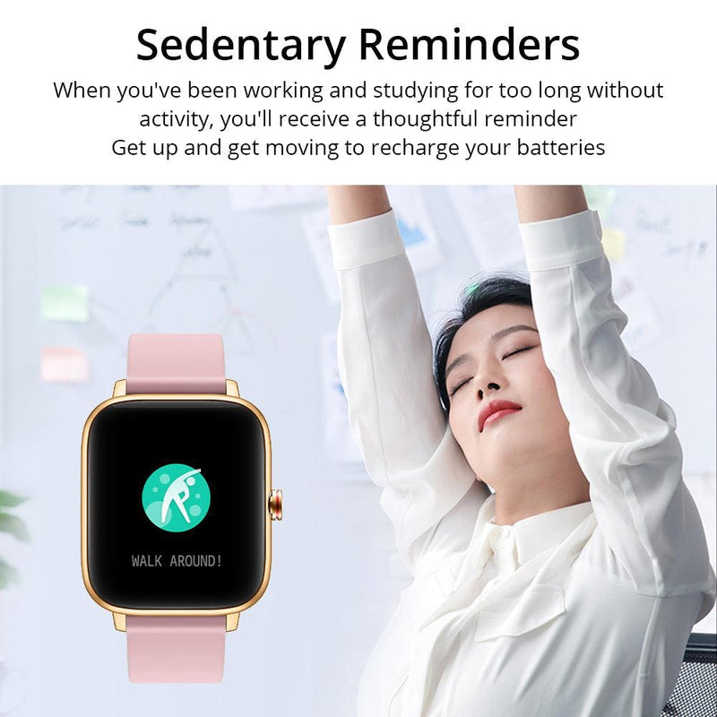 Colmi P8 Max Smart Watch with Bluetooth Calling & Fitness tracking - Rose Gold