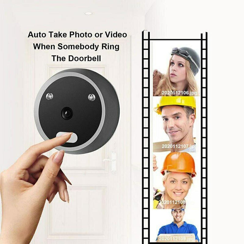 Electronic Anti-theft Doorbell Home Security Camera- Battery Powered