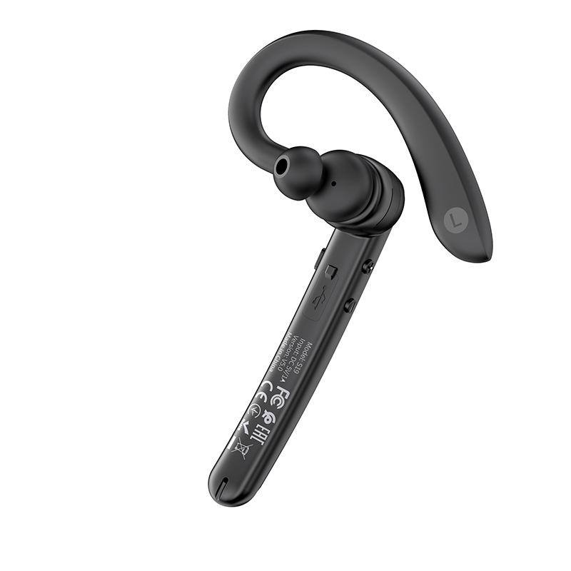 HOCO S19 Bluetooth wireless business headset with ENC Noise Cancelling - Black