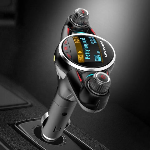 High Quality Bluetooth 4.0 FM Transmitter USB Charging, LCD Display Car Charger