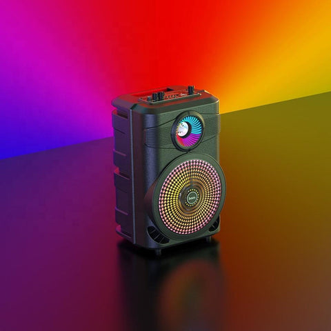Hoco BS46 Mature Outdoor BT Karaoke Wireless Speaker with Microphone - Black - Brand New