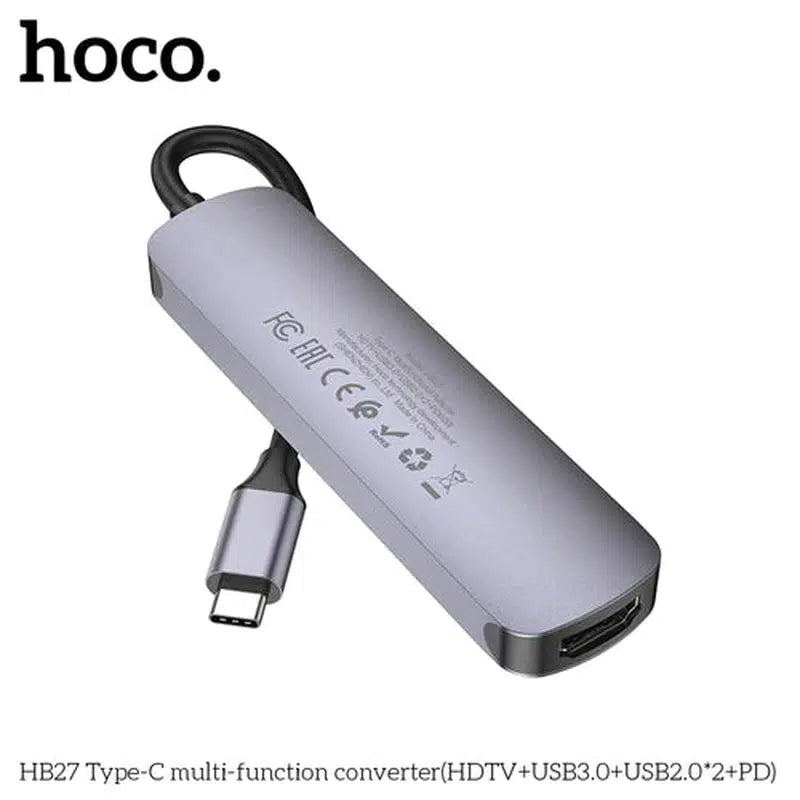 Hoco HB27 5 in 1 Type C to Multi Function adapter Hub