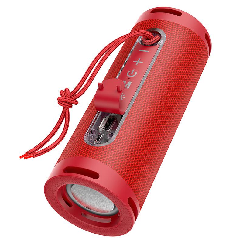 Hoco HC9 Dazzling puzzle Bluetooth Wireless Speaker - Red