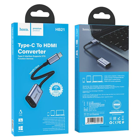 Hoco Type - C to HDMI Converter