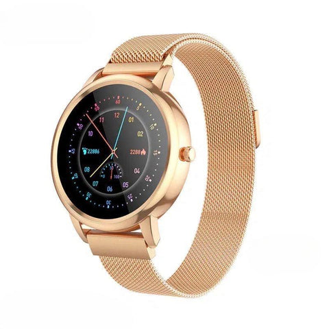 Hoco Y8 Smart Watch Push Notifications, Fitness tracking - Gold