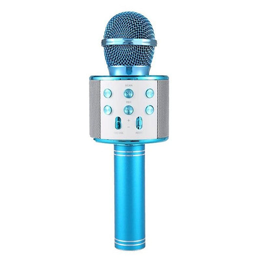 KTV BLUE BT Wireless Handheld Microphone with Speaker and Recorder