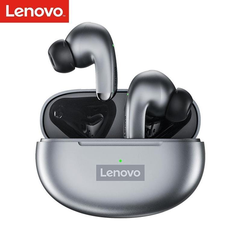 Lenovo LP Bluetooth wireless earbuds with 250 mAh charging case