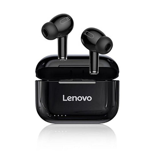 Lenovo Think Plus Lp1s Wireless Bluetooth earphones with charging case - Black