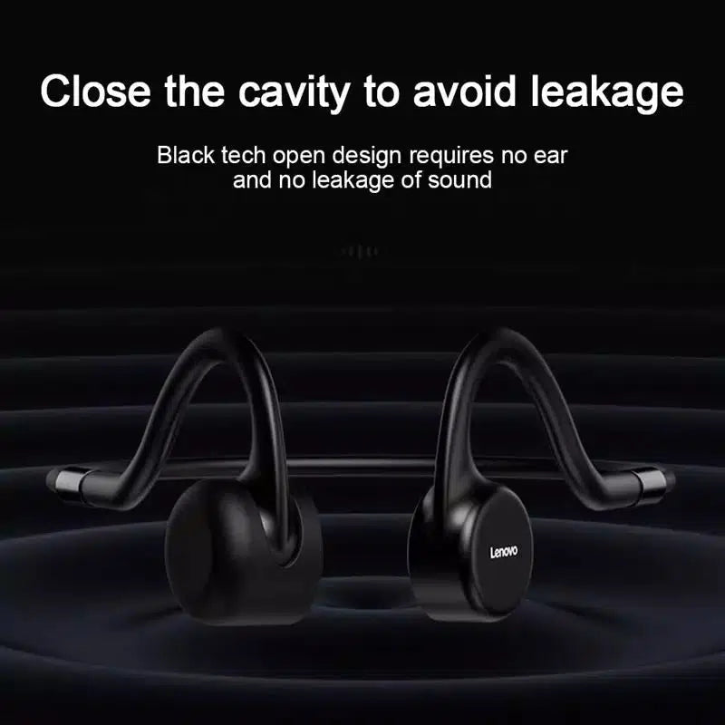 Lenovo think plus X5 Bone Conduction headphone w/- 8GB Storage - Black