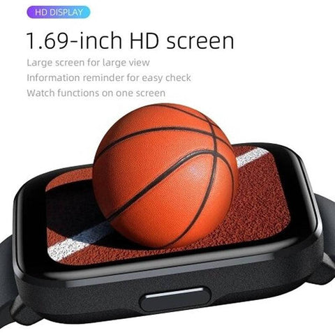 Mibro Watch C2 1.69" HD Screen w/- Sports mode, heart rate monitoring - Black