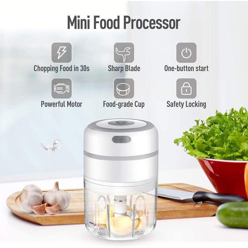Mini Portable food chopper USB Chargeable - Green - Brand New