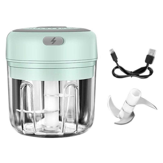 Mini Portable food chopper USB Chargeable - Green - Brand New