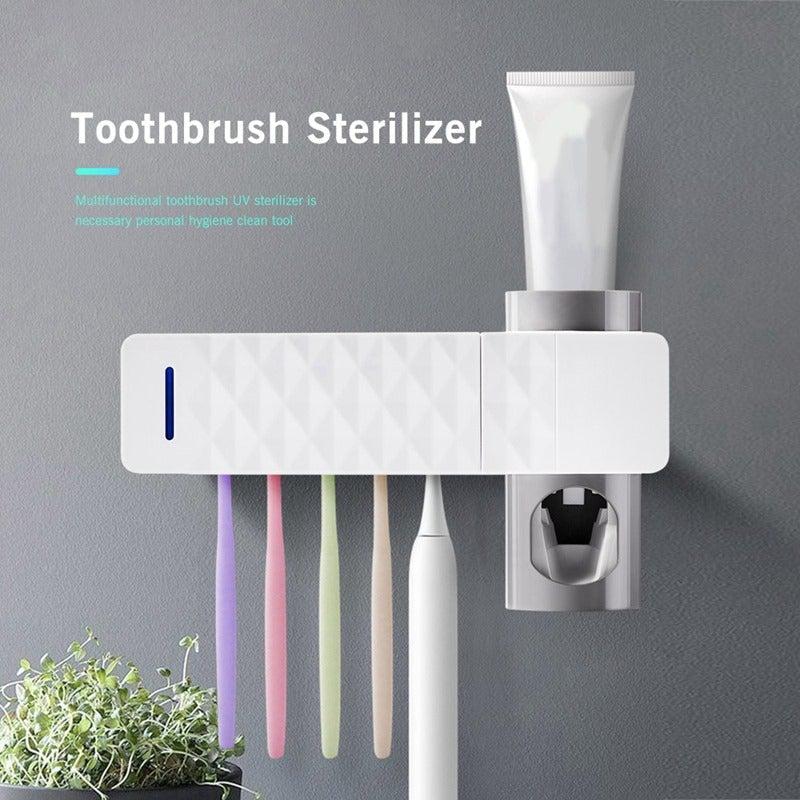 New 3 in 1 UV toothbrush holder & toothpaste dispense