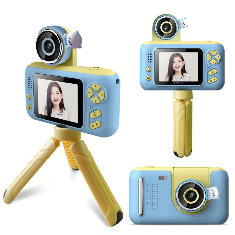 S9 Children’s Digital Camera 1080P Handheld 2.4" HD Screen w/ Tripod - Blue