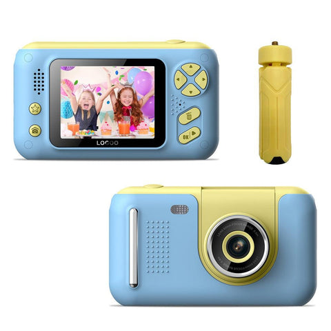 S9 Children’s Digital Camera 1080P Handheld 2.4" HD Screen w/ Tripod - Blue