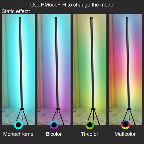 Smart WiFi Remote Control Dimmable 130cms Standing Corner Modern LED Floor Lamp