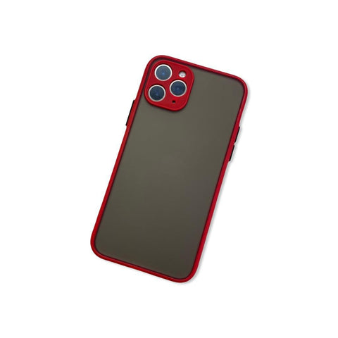 Translucent Frosted Case for iPhone 11 Pro - Red