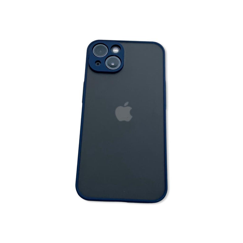 Translucent Frosted Case for iPhone 13 - Blue