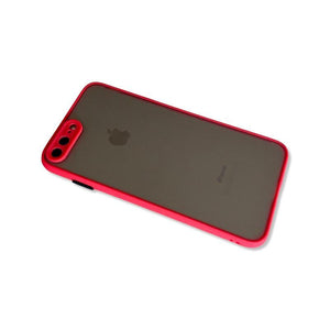 Translucent Frosted Case for iPhone 7 Plus/ 8 Plus - Red
