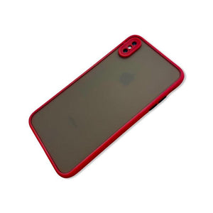 Translucent Frosted Case for iPhone XS Max- Red