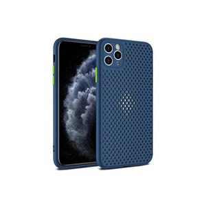 Ultra Thin Silica Gel Phone Case for iPhone X - Blue