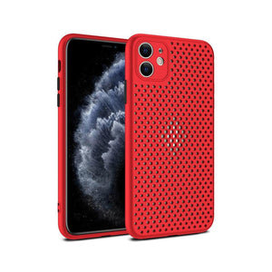 Ultra Thin Silica Gel Phone Case for iPhone X - Red