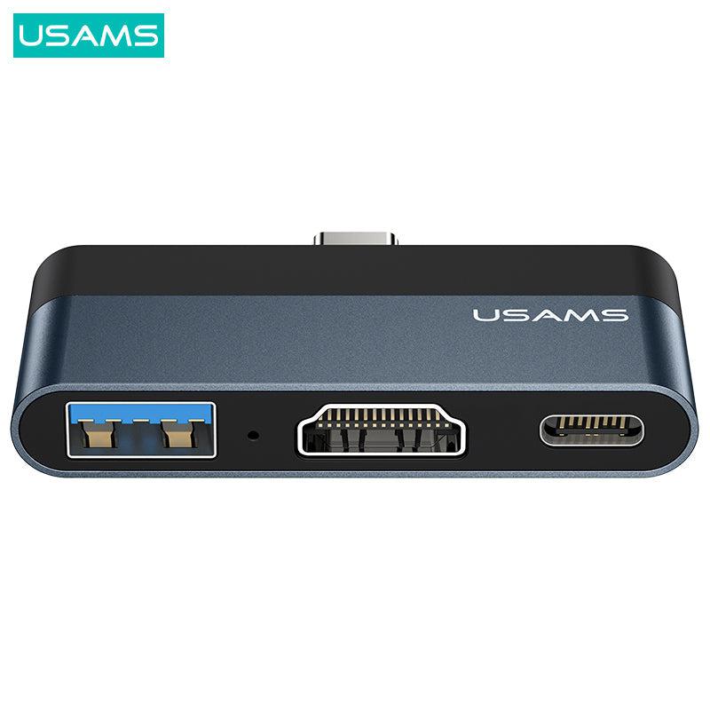 Usams Type-C Mini HUB (USB + HDMI + Type-C)