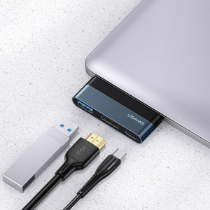 Usams Type-C Mini HUB (USB + HDMI + Type-C)