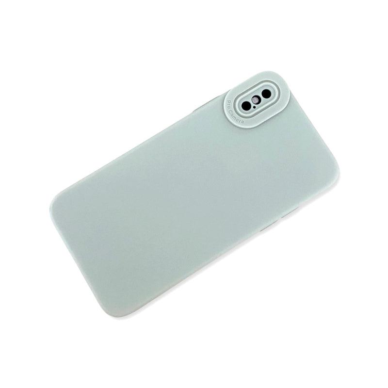 White Silicon Back Cover Case for iPhone X / XS