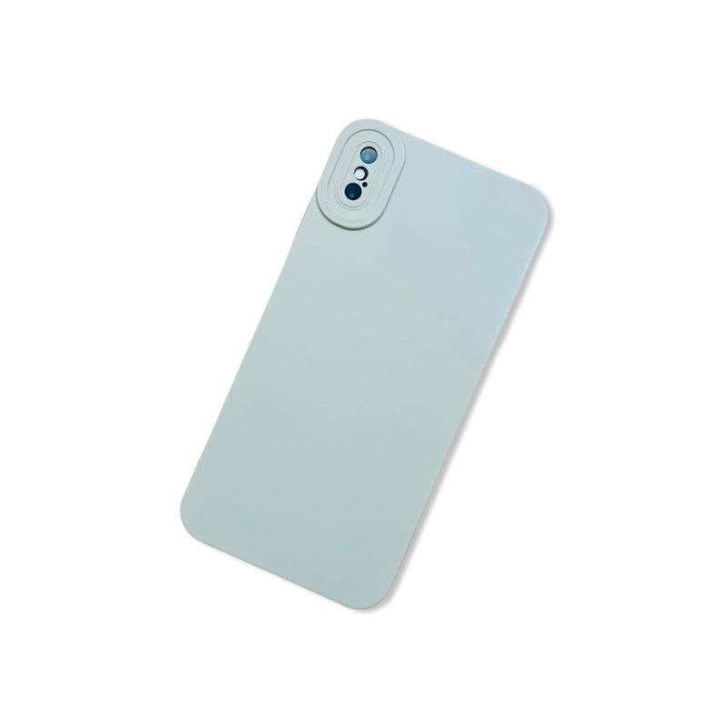 White Silicon Back Cover Case for iPhone XS MAX