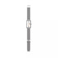 ZX19 Women's Fashion Smart watch w/ Metal Straps, Fitness tracking - Silver